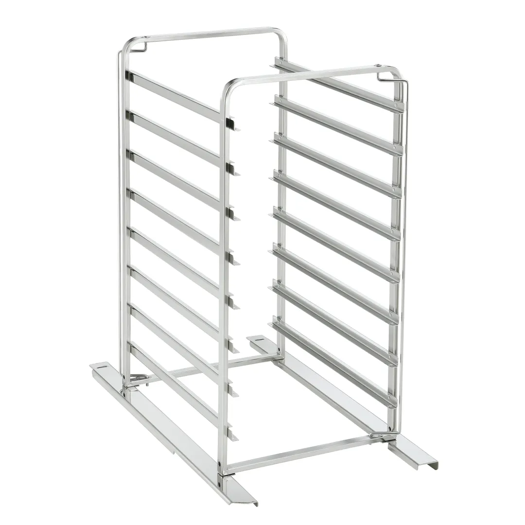 Electrolux Professional 922602 8 Tray Stainless Steel Single Mobile Tray Rack 