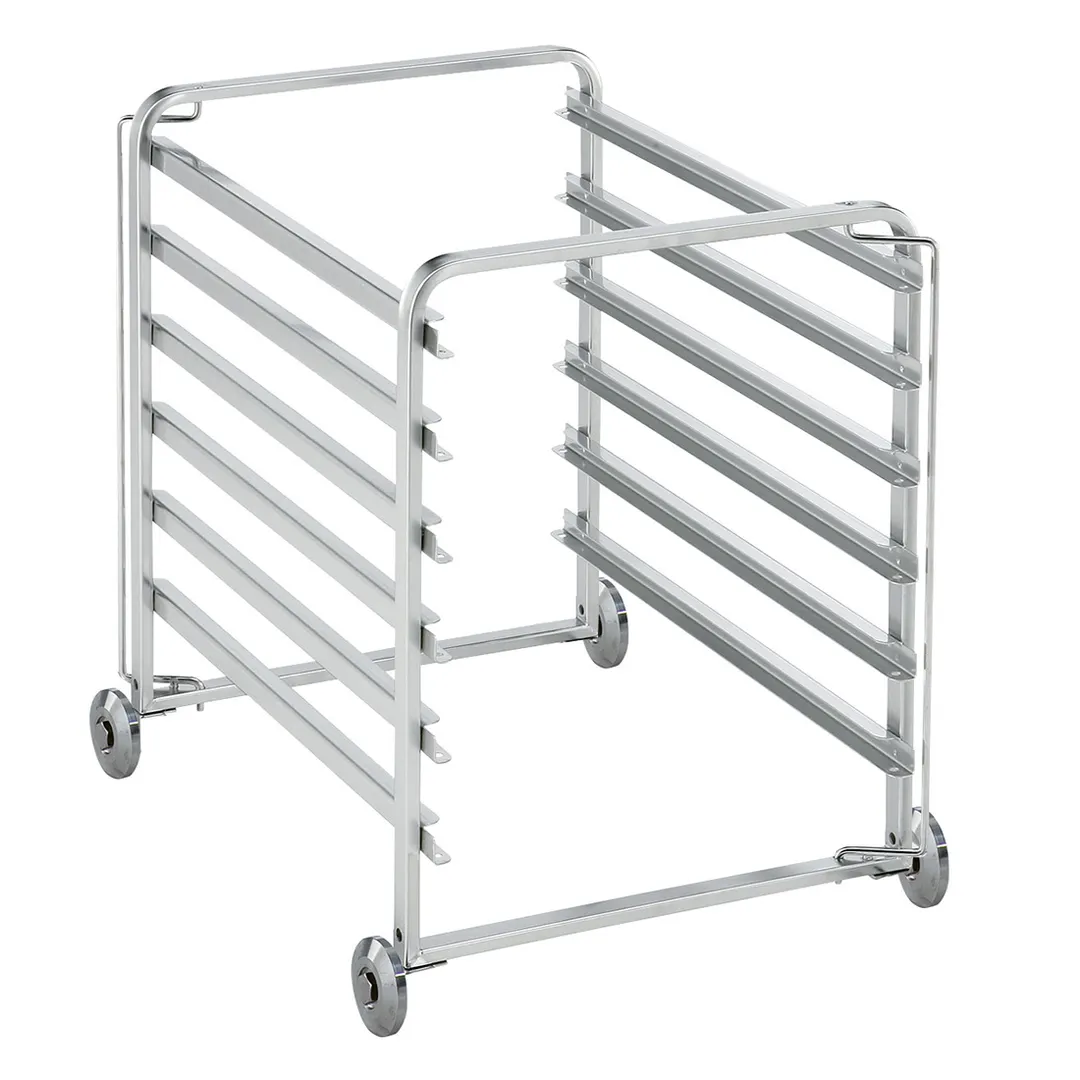 Electrolux Professional 922700 6 Tray Stainless Steel Mobile Tray Rack 