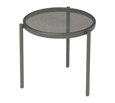 emu 100 SO Disco Stacking Low Table, Round 16" dia. x 16-1/2"H - Steel Mesh Table Top