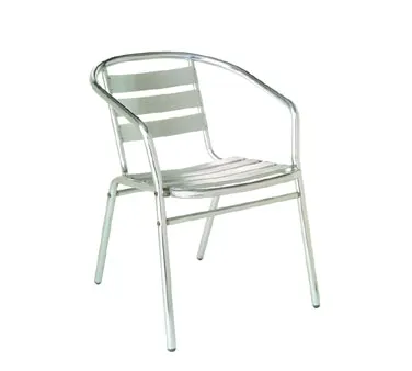 emu AH1101 Sara Stacking Armchair w/ Slat Back & Seat - Outdoor/Indoor