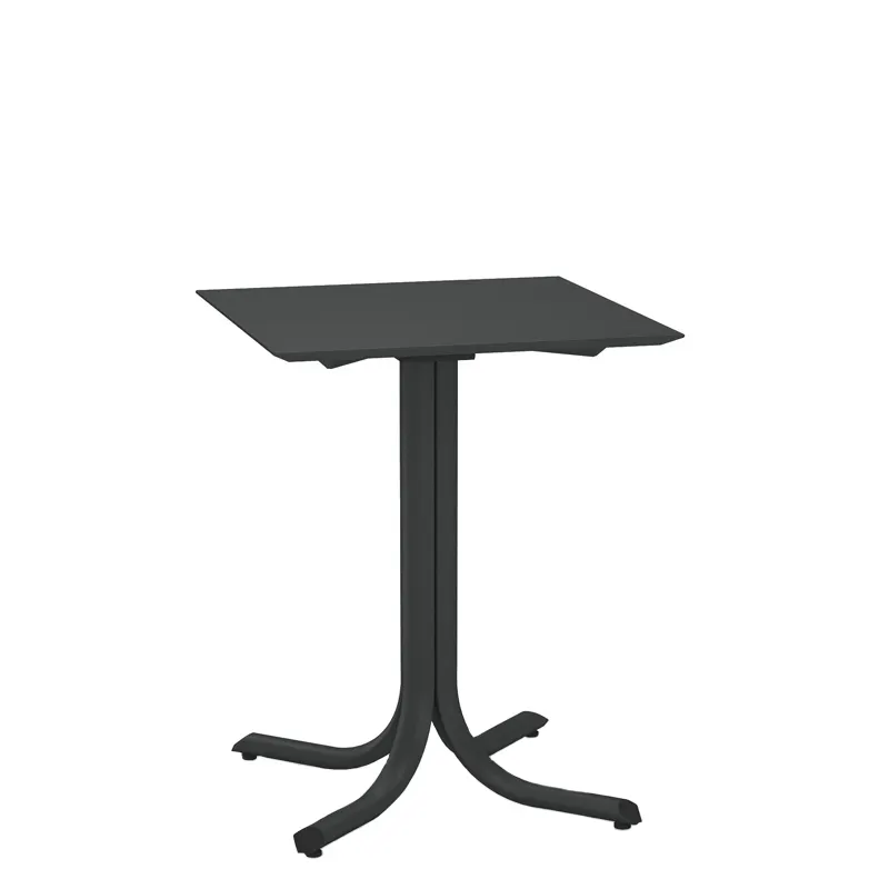 emu 1130 Outdoor 24" Square Table System, Solid Surface
