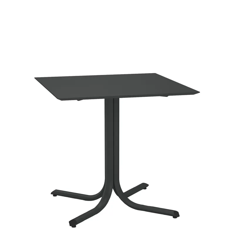 emu 1132 32" Square Outdoor Table System, Tilt/Nest Top