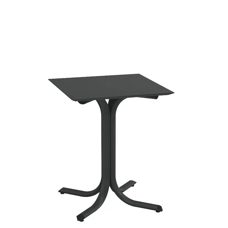 emu 1160 Square Outdoor Table System, 33.5 Lbs - 24" x 24" x 29"H, Beveled Edge