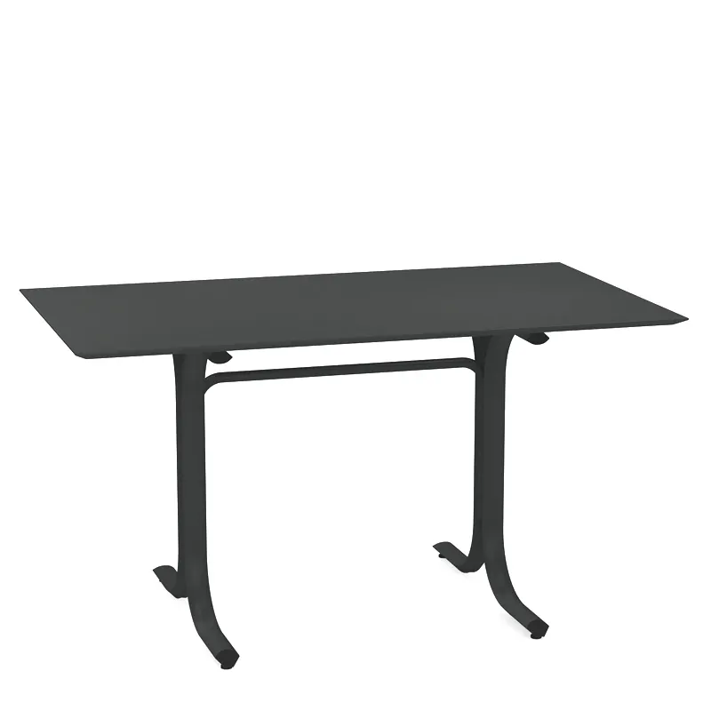 emu 1165 Rectangular Outdoor Table System, 59.5 Lbs - 55" x 32" x 29"H, Beveled Edge
