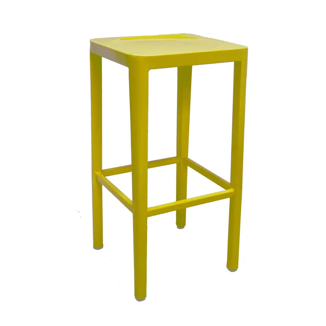 emu AB1206 RAL Aluminum Anna Backless Barstool - Indoor / Outdoor