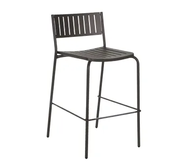 emu 148 Bridge Stacking Barstool w/ Slat Back & Seat - Indoor/Outdoor