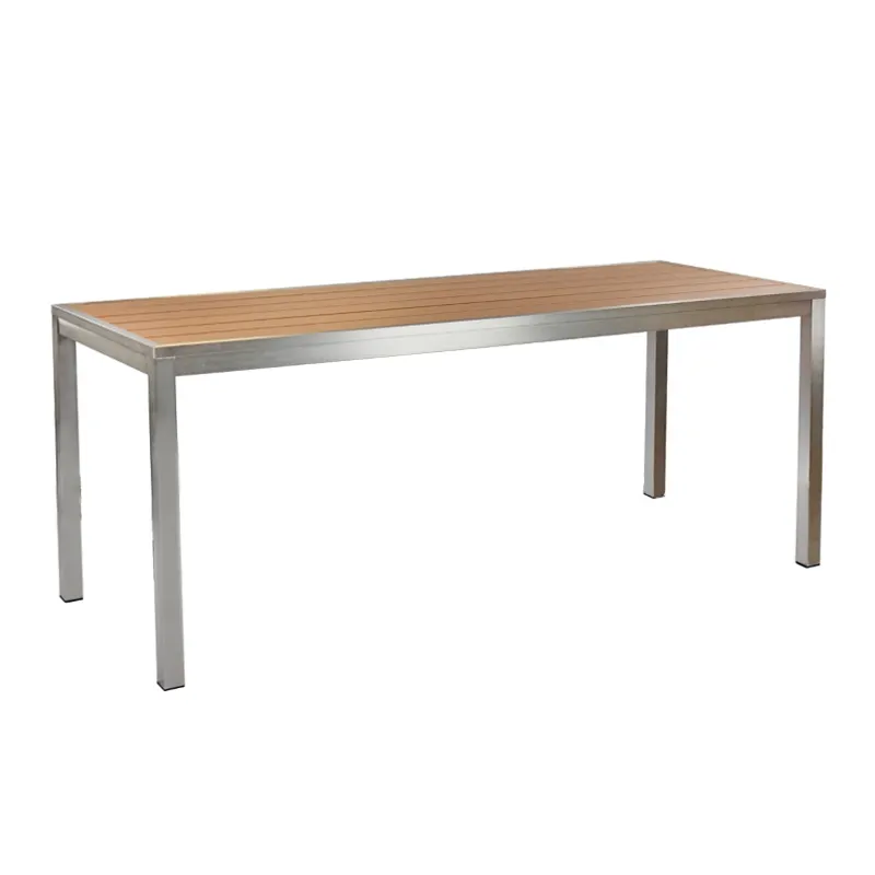 emu A1549 Rectangular Outdoor Sid Community Dining Table - 72" x 28" x 29-1/2"H
