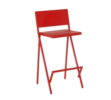 emu 412 Mia Stacking Barstool w/ Aluminum Seat & Back - Indoor/Outdoor