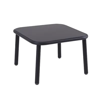 emu 507 Yard Square Low Table, 24" x 24" x 15-1/2" - Indoor/Outdoor, Aluminum Top