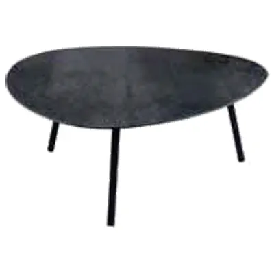 emu 736 Terramare Triangular Low Table, 29-1/2" x 27-1/2" x 12"H, Indoor/Outdoor, Ceramic Top
