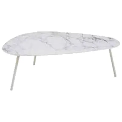 emu 737 Terramare Triangular Low Table, 42-1/2" x 25" x 14"H, Indoor/Outdoor, Ceramic Top