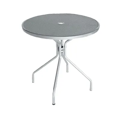 emu 813 36" Round Cambi Indoor/Outdoor Table w/ Umbrella Hole - 36" dia. x 29-1/2"H