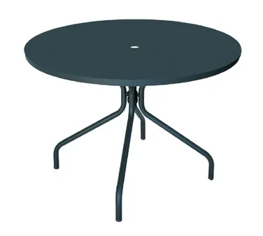 emu 828 32" Round Indoor/Outdoor Table w/ Umbrella Hole - 32" dia. x 29-1/2"H