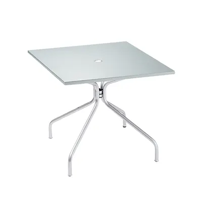 emu 829 32" Square Indoor/Outdoor Table w/ Umbrella Hole - 32" x 32" x 29-1/2"H