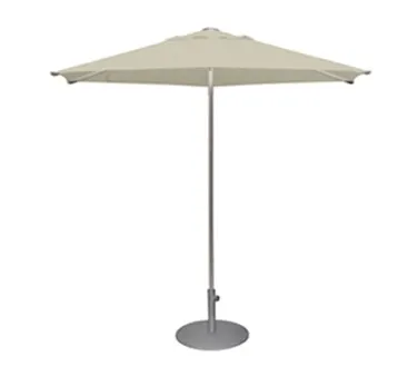 emu 986 8 1/2 ft Hexagon Top Shade Umbrella - 1-1/2" dia. Center Hole, Aluminum Pole
