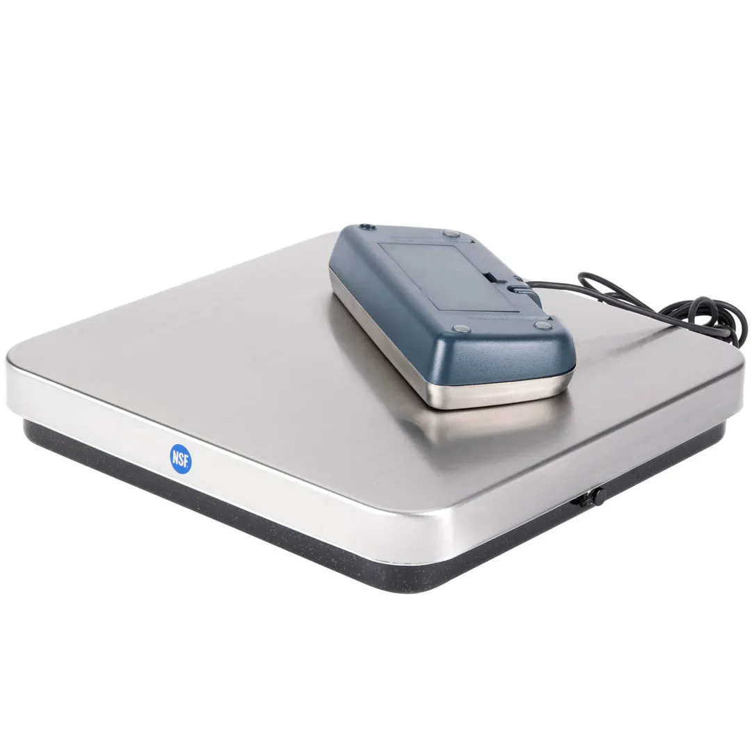 Edlund EPZ-20 Pizza Scale - 1\" LCD, 12-1/4\"x12-1/2\" Stainless Platform, 10-29 lb Capacity, Wall Mount