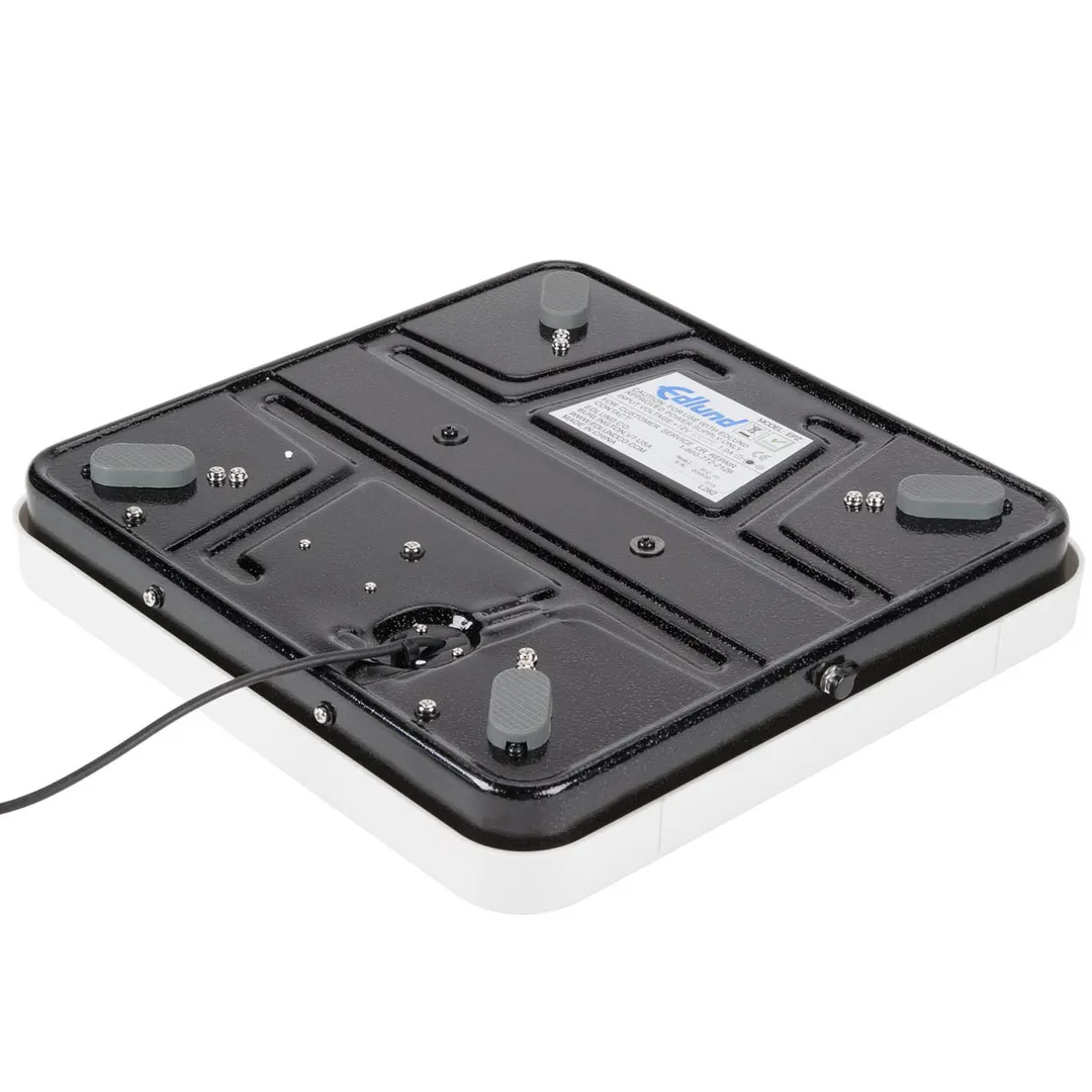 Edlund EPZ-20 Pizza Scale - 1\" LCD, 12-1/4\"x12-1/2\" Stainless Platform, 10-29 lb Capacity, Wall Mount