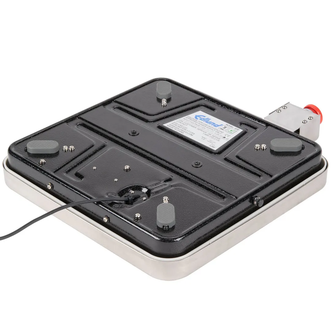 Edlund EPZ-20F Pizza Scale – 1" LCD, 12-1/4" x 12-1/2" Stainless Platform, 10-29 lb Capacity, Tare Button