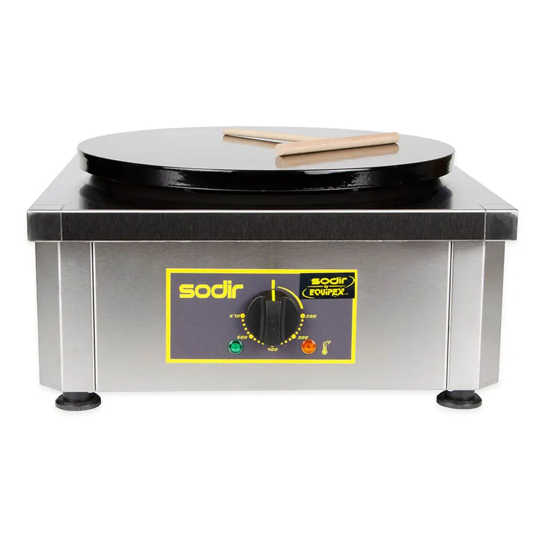 Equipex 400E 18” Electric Versa Crepe Machine With Single 15-3/4” Diameter Cast Iron Plate