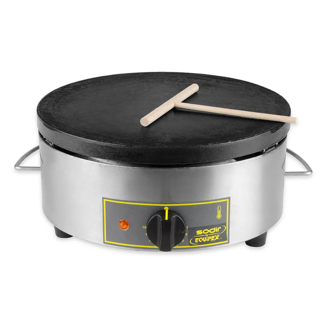 Equipex 400FE 17” Electric Discus Crepe Machine With 15-3/4” Diameter Cast Iron Plate