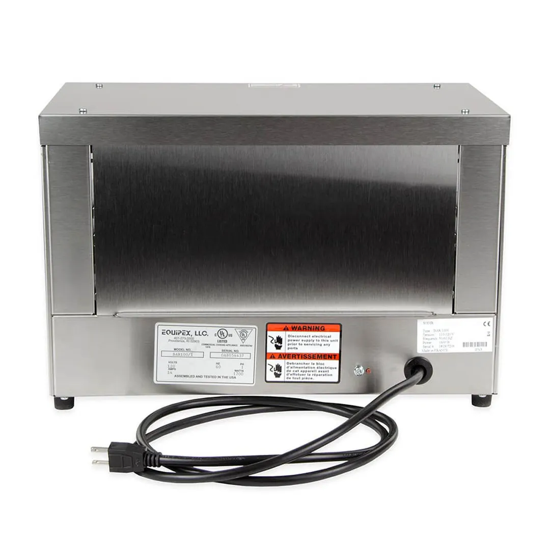 Equipex BAR-100/1 18” Countertop Commercial Toaster Oven, Single Shelf 