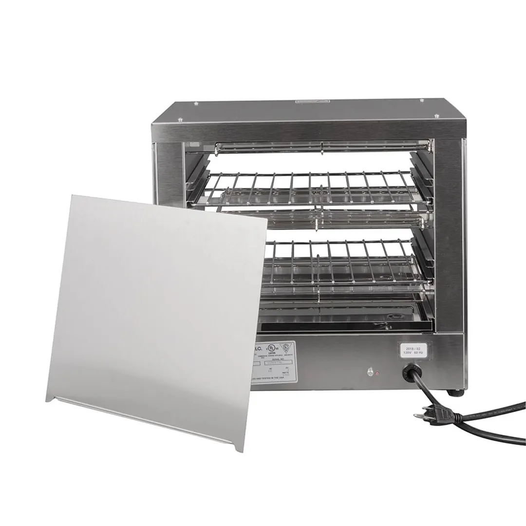 Equipex BAR-200 Sodir-Roller Grill Toaster Oven, Double Shelf, Open-Style, 18"L