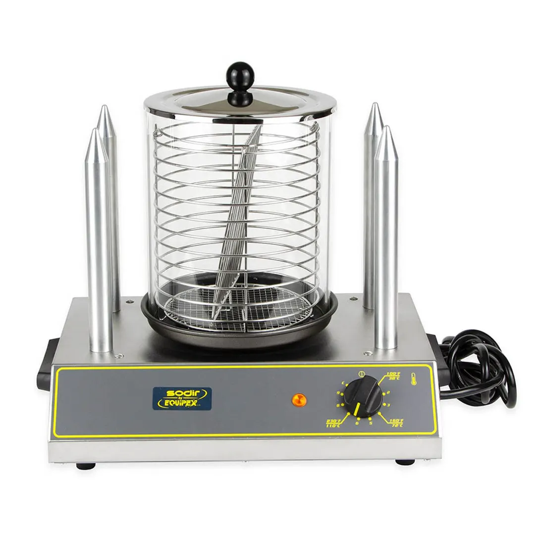 Equipex CS4E Sodir-Roller Grill Hot Dog Machine, European-Style