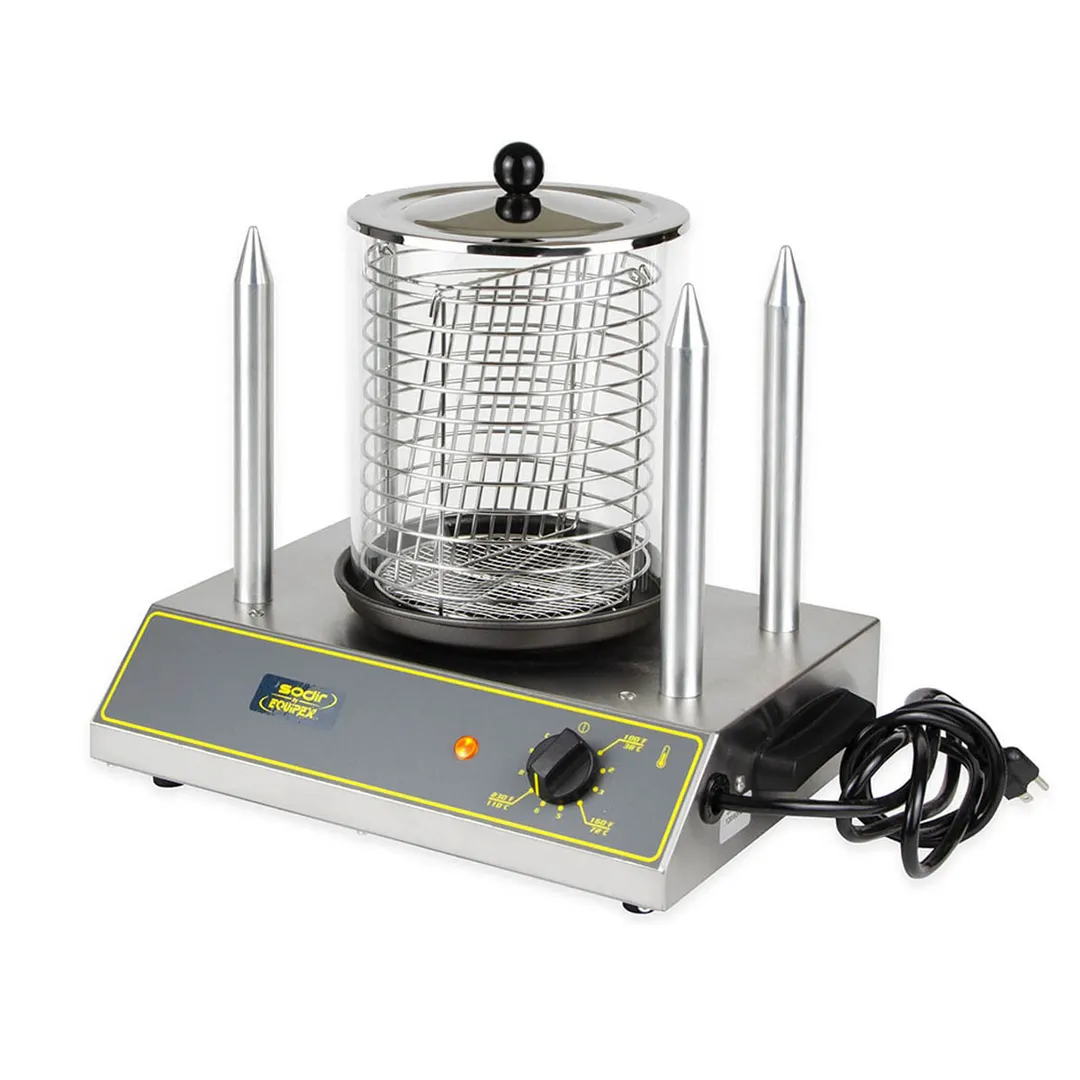 Equipex CS4E Sodir-Roller Grill Hot Dog Machine, European-Style