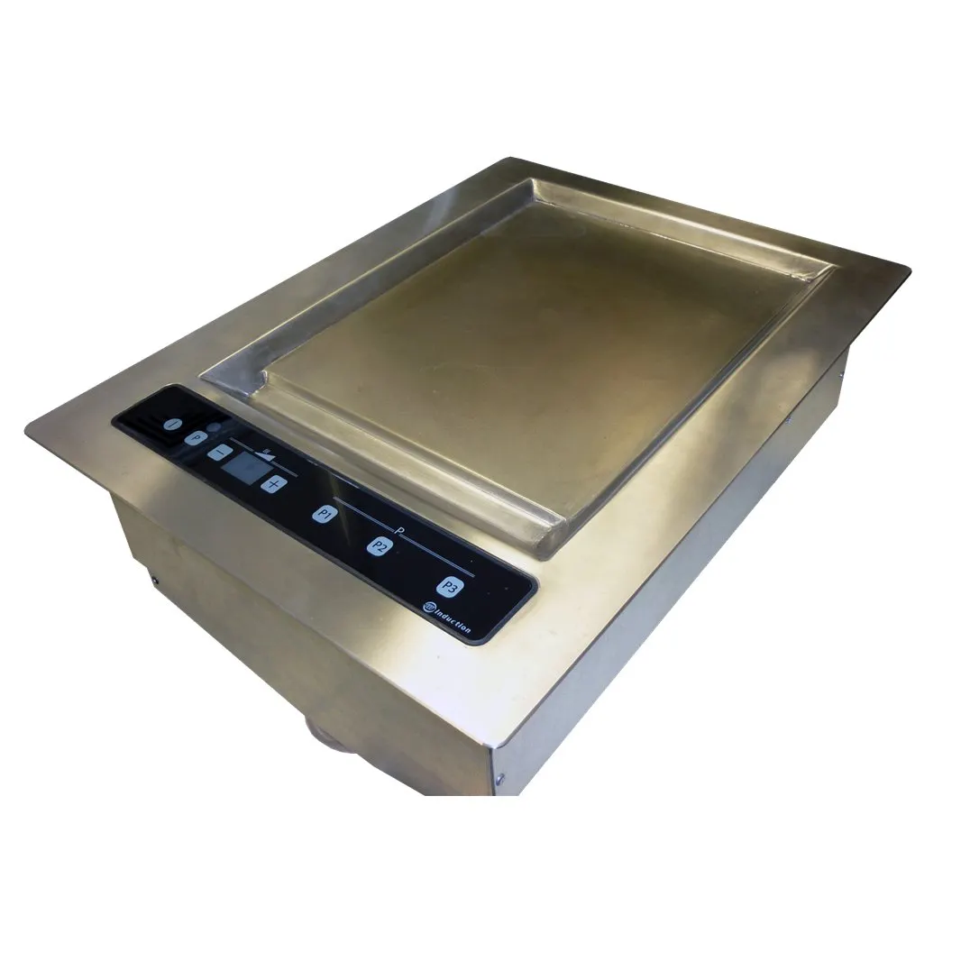 Equipex DGIC3600 12" Drop In Induction Griddle, Single Zone, Steel Plate, 3.6 kW, 208/240v