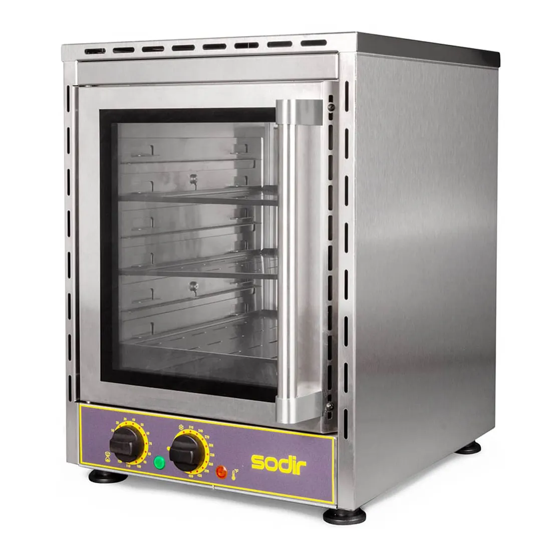Equipex FC-280V Single-Deck Electric Convection Oven w/ Thermostatic Controls, Quarter-Size