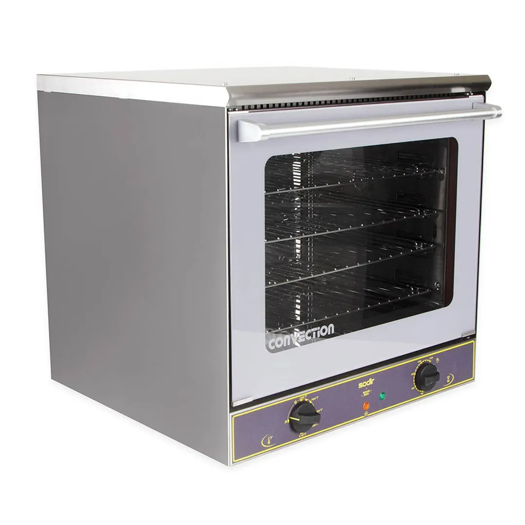 Equipex FC-60 Ariel 24” Wide Electric Half Size Countertop Convection Oven, 4 Wire Racks 