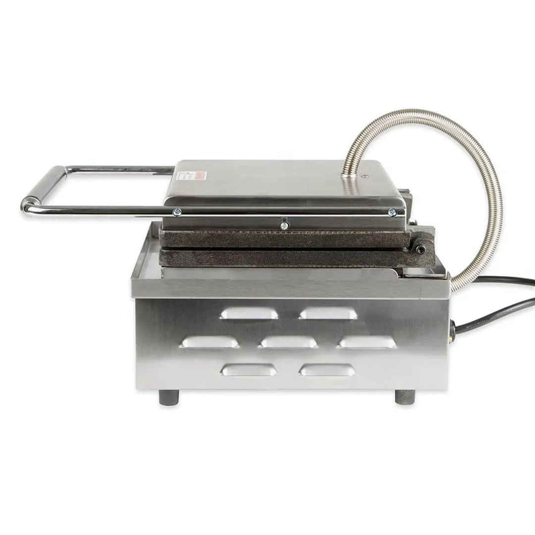 Equipex GES10/1 Single Brussels Waffle Baker w/ Cast Iron Grids, 1750W