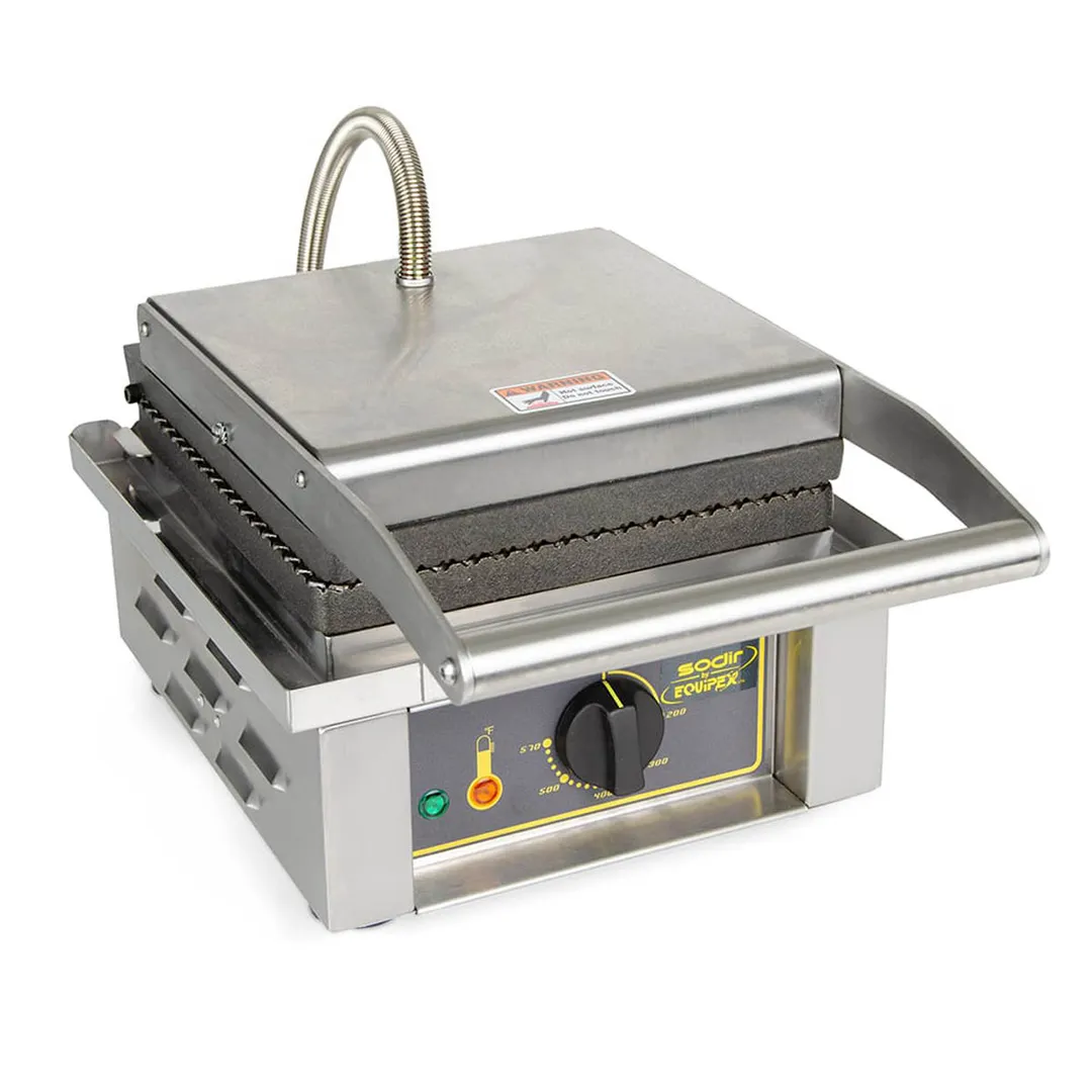 Equipex GES40 Sodir-Roller Grill Waffle Baker, Electric, Single