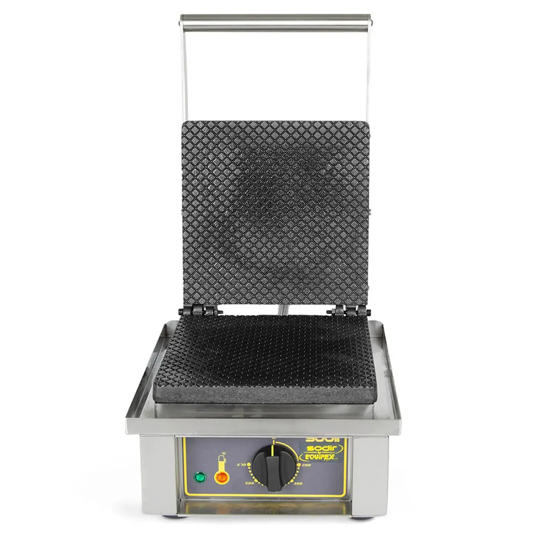 Equipex GES40 Sodir-Roller Grill Waffle Baker, Electric, Single