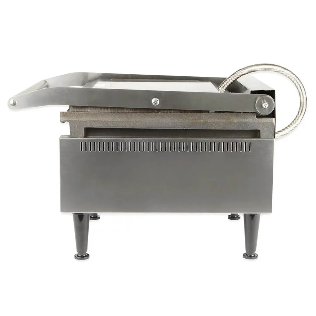 Equipex PANINI XL 17" Single Commercial Panini Press w/ Cast Iron Grooved Plates, 208/240V