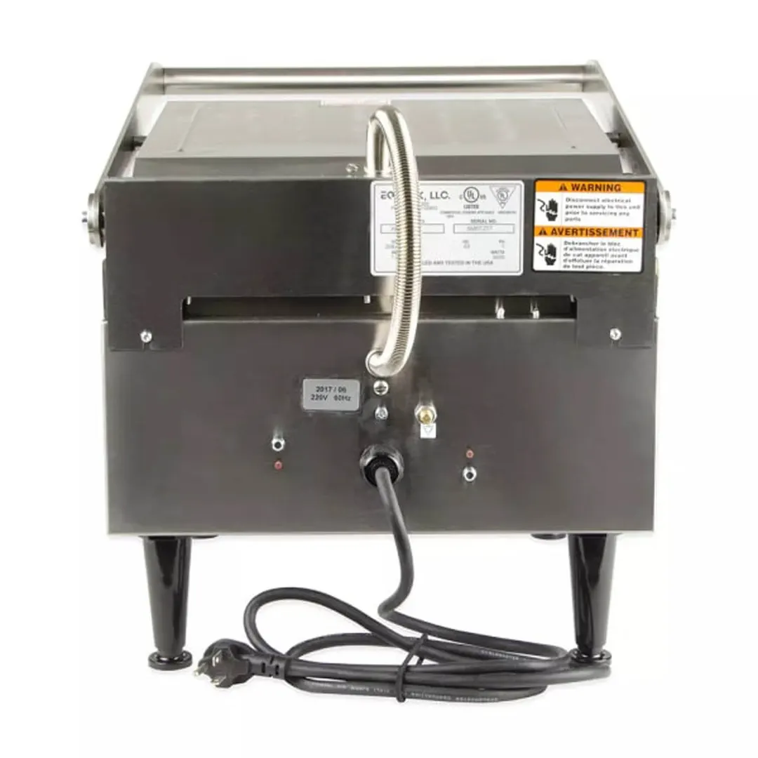 Equipex PANINI XL/1 17" Single Commercial Panini Press w/ Cast Iron Grooved Plates, 120V