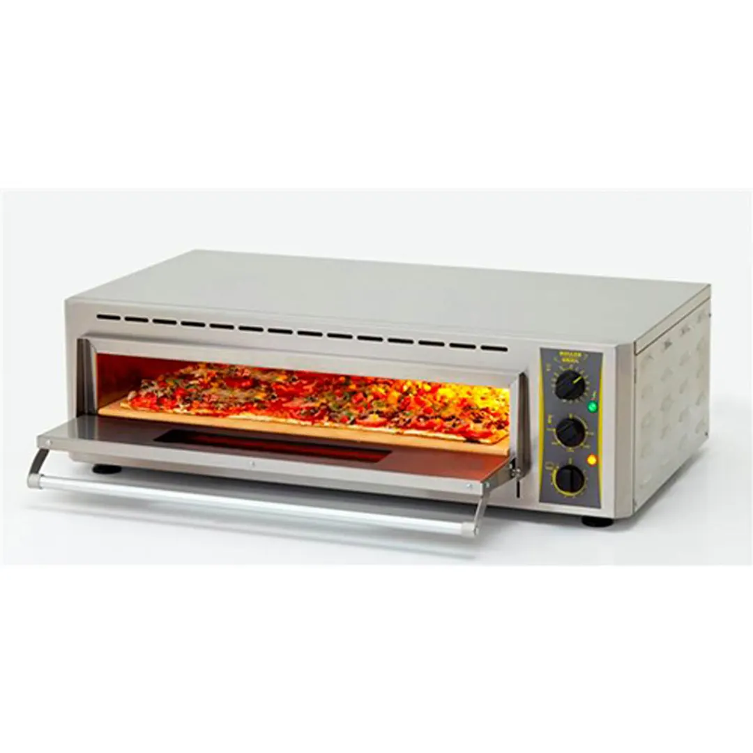 Equipex PZ-4302D Single Deck Sodir Countertop Pizza Oven, Fire Brick Stone, Electric