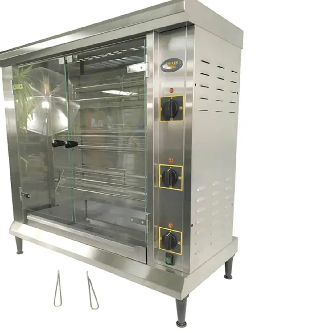 Equipex RBE-12 Sodir-Roller Grill Rotisserie Roaster, Infrared Quartz Elements