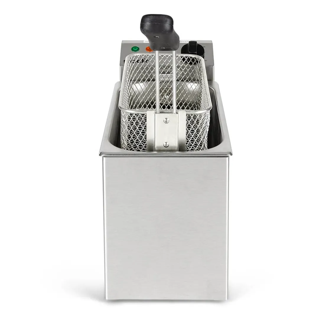 Equipex RF5S 10-Lbs Electric Countertop Sodir-Roller Grill Fryer, 120 Volts 1750 Watts