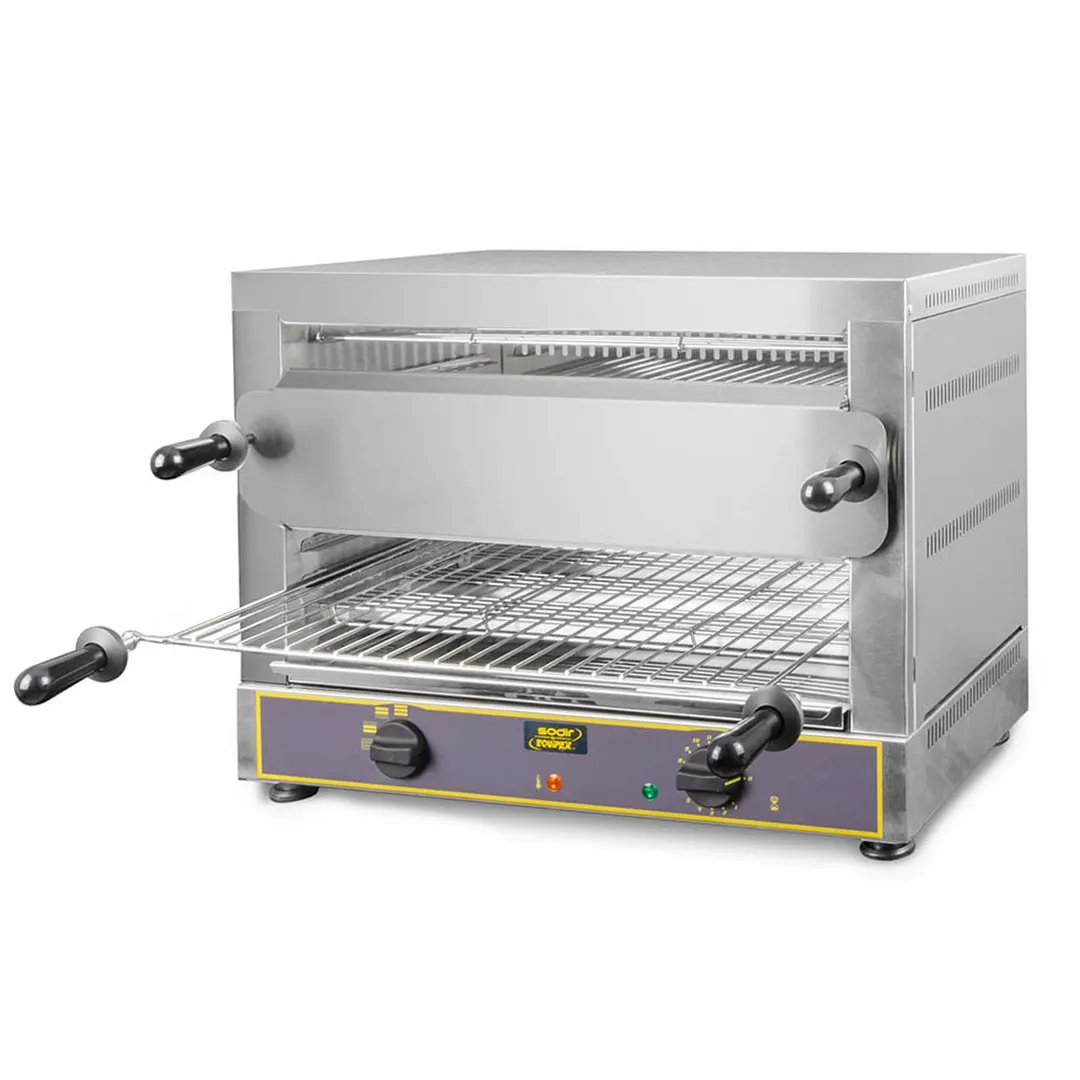 Equipex TS-327 Sodir-Roller Grill Toaster Oven, Double Shelf, Open-Style