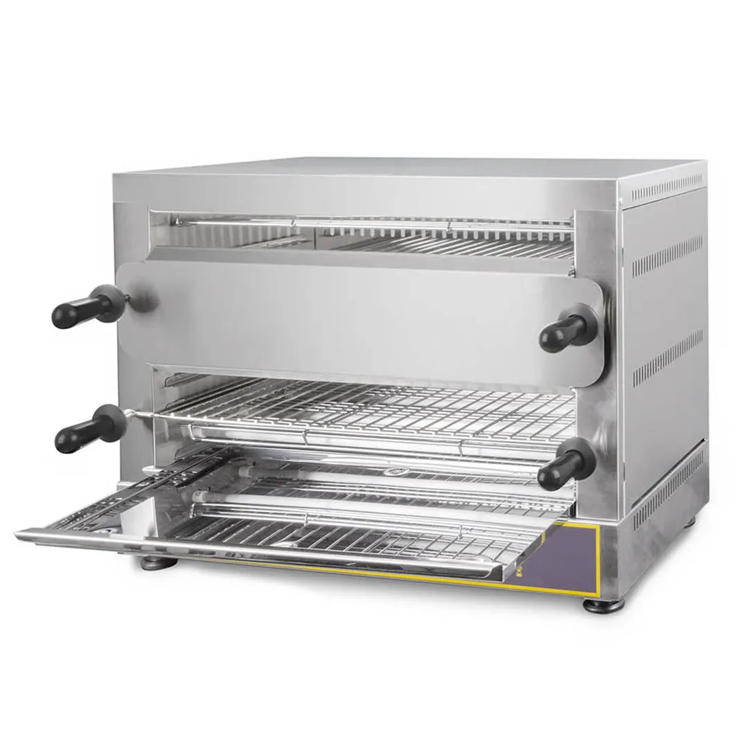 Equipex TS-327 Sodir-Roller Grill Toaster Oven, Double Shelf, Open-Style
