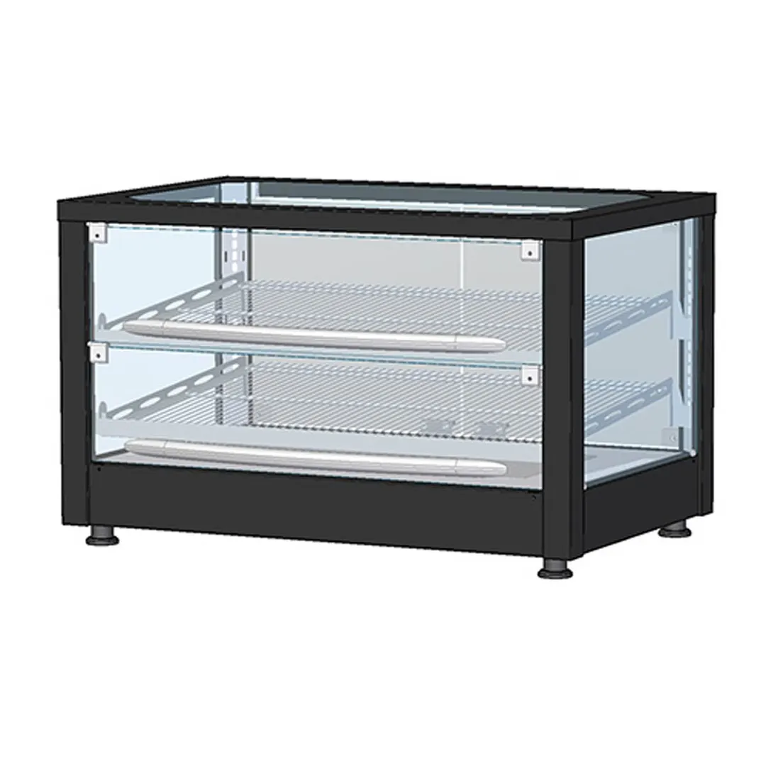 Equipex WD780B-2 30-1/2” Wide Electric Full-Size Countertop Warming Display With 2 Shelves
