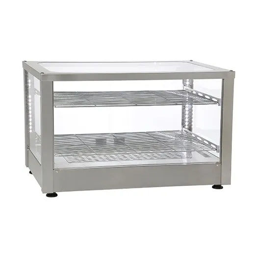 Equipex WD780S-2 30" Full Service Countertop Sodir-Roller Grill Warming Display, 2 Shelves