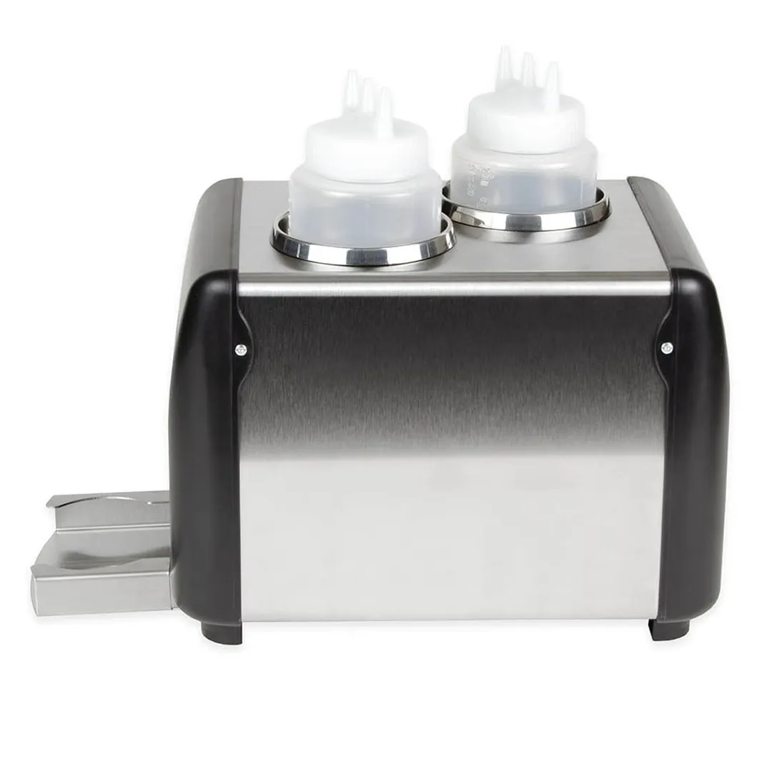 Equipex WI-2 Sodir-Roller Grill Toppings Dispenser, Freestanding, Double Unit