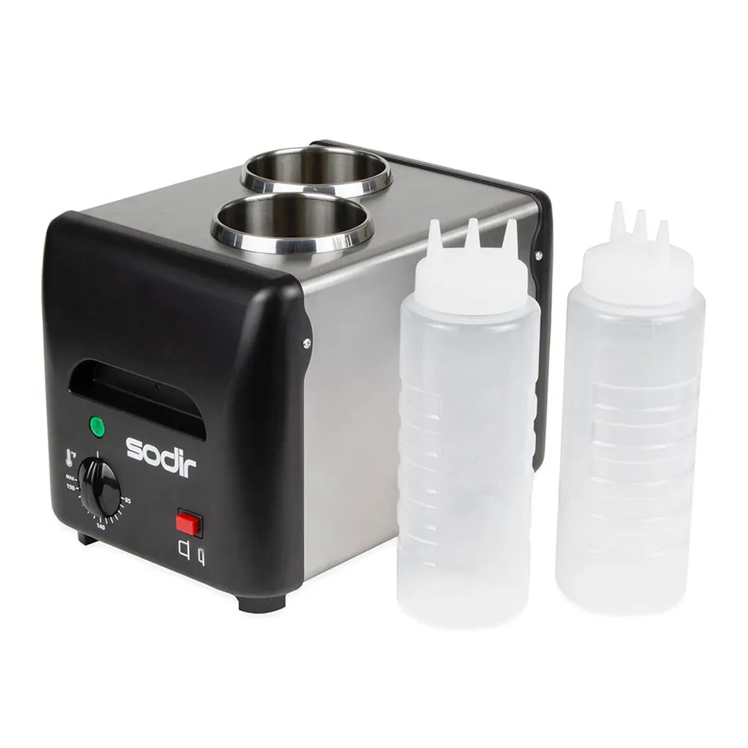 Equipex WI-2 Sodir-Roller Grill Toppings Dispenser, Freestanding, Double Unit