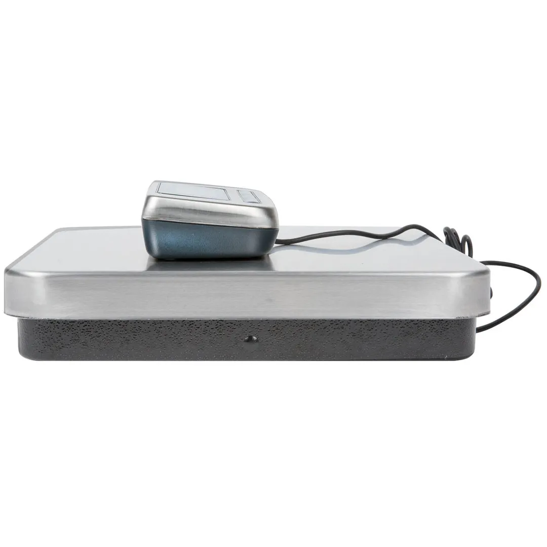 Edlund ERS-150 - 150 Lbs/75 Kg Rec Receiving Scale, 12"x12" Steel Platform, 4C, DualV, 65-350lb, CSA/UL