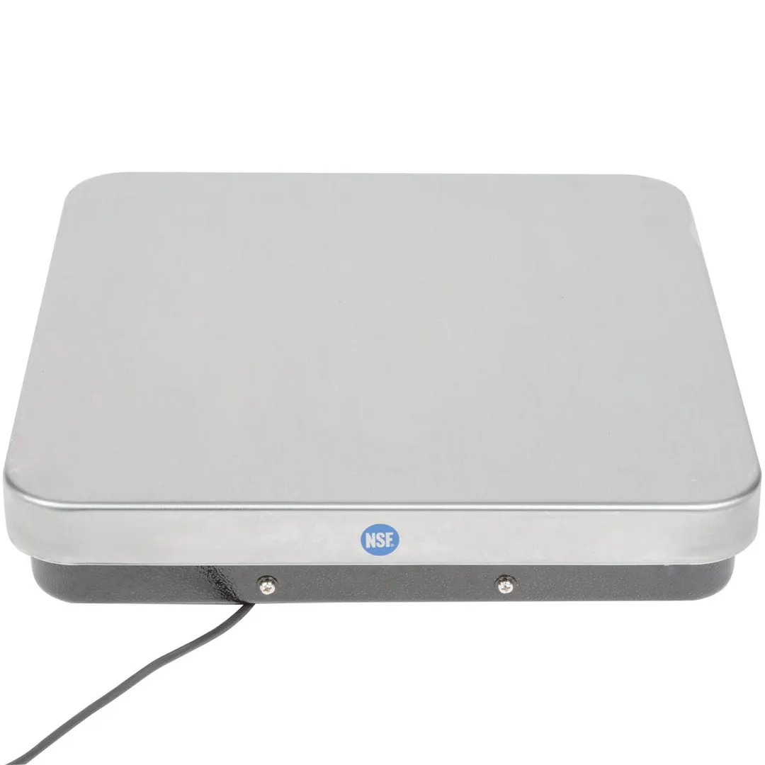 Edlund ERS-150 - 150 Lbs/75 Kg Rec Receiving Scale, 12"x12" Steel Platform, 4C, DualV, 65-350lb, CSA/UL