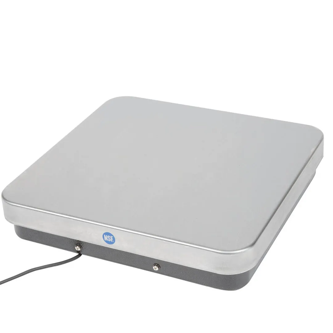 Edlund ERS-150 - 150 Lbs/75 Kg Rec Receiving Scale, 12"x12" Steel Platform, 4C, DualV, 65-350lb, CSA/UL