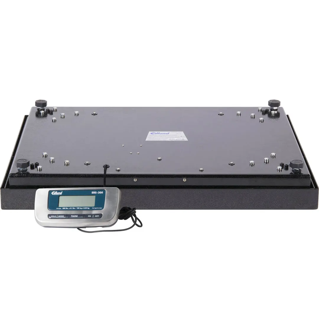 Edlund ERS-300 - 65-350 lb Scale, 300 lb x .1 lb Graduation, 19" x 25" Steel Platform, 6 AA Batteries