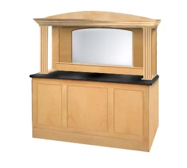 FWE ES-PSC-8 Executive Series-96" Portable Back Bar-Maple Wood Front